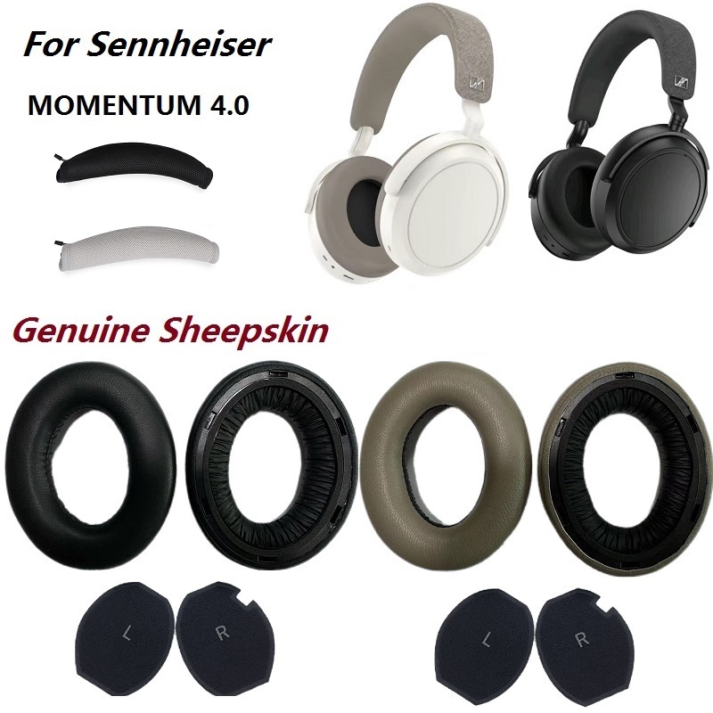 Sennheiser Headphone Momentum 4 - Almofadas de pele de carneiro genuína