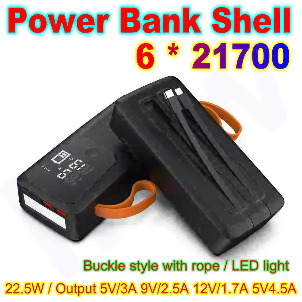 21700 caixa de bateria power b - Battery Case Storage avaliação e preço