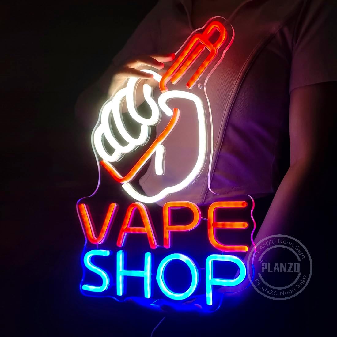 Vape shop sinal de néon para l - Vaping Shop avaliação e preço