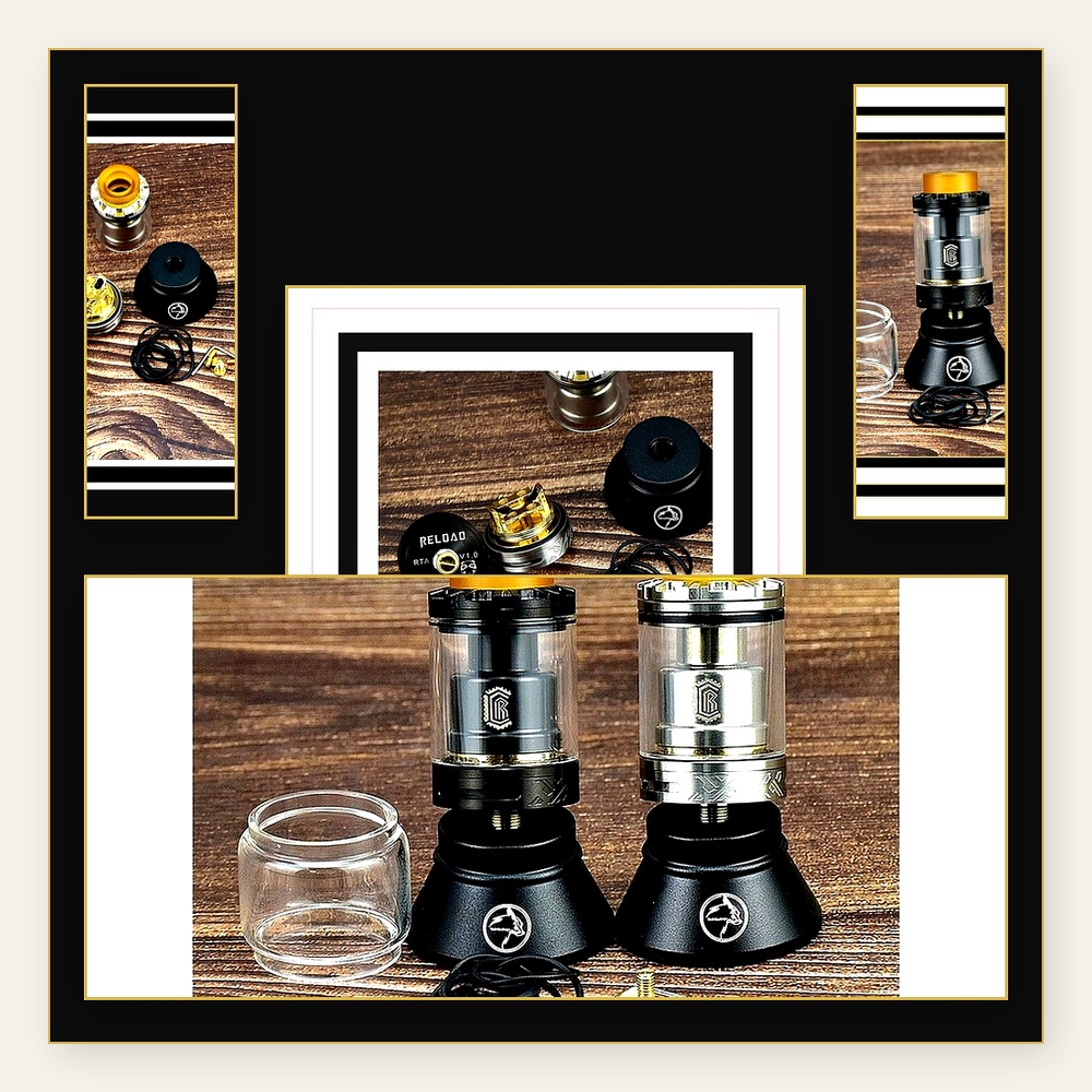ReLoad RTA 24mm 3.5ml Atomizad - Accessories For Vaping avaliação e preço