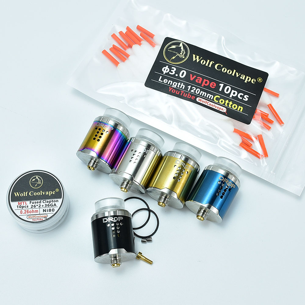 Atomizador RDA de 24mm - 316SS - Vape Coil Replacement avaliação e preço