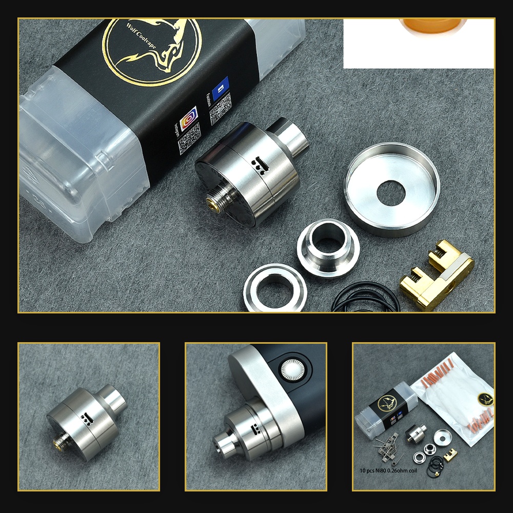 Atomizador Wolfcoolvape Nissho - Accessories For Vaping avaliação e preço