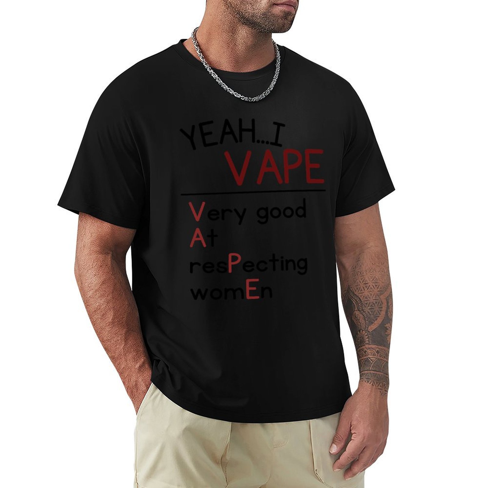 Camiseta masculina respirável  - Vaping Goods avaliação e preço